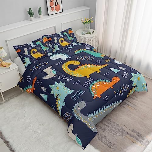 YESMOO Dinosaur Comforter Set for Boys Bedroom