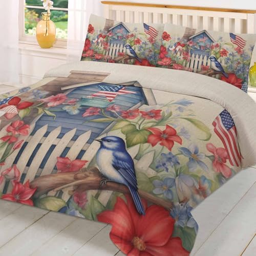 ZOE GARDEN Independence Day Duvet Cover Set 1