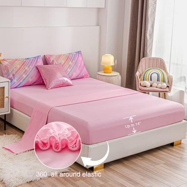 Btargot Super Soft 6 Piece Gradient Star Ring Comforter Set