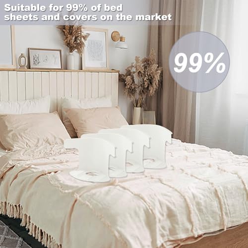Sheet Lock for Fitted Sheets 4PCS Slumber Lock Holders