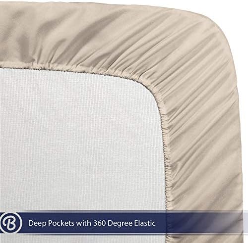 Bare Home Twin XL Coverlet Set Microfiber Sheet Set