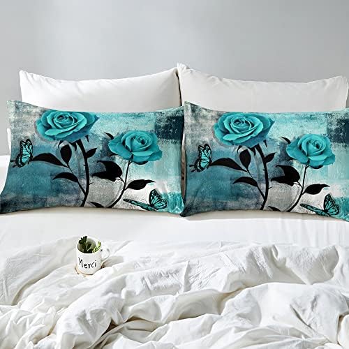 Teal Blue Ombre Sheet Set King Size