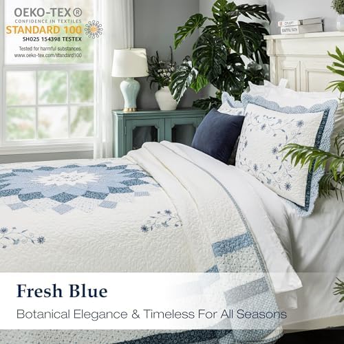 ELEGANT LIFE HOME All-Season Cotton Quilt Set