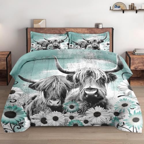 WeCozy King Size Comforter Set with 2 Pillowcases