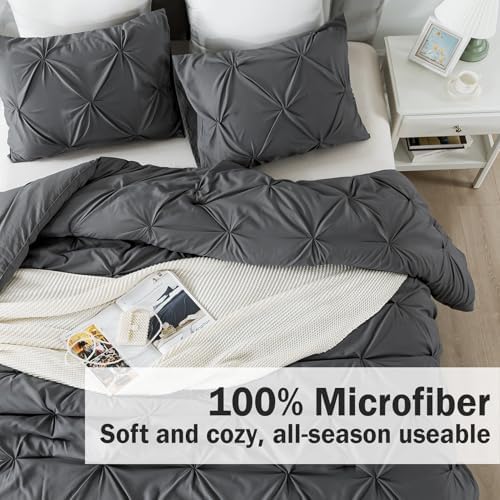 Andency Dark Gray California King Comforter Set