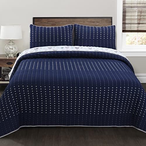 Cozy Line Summit Blue Snowy Alps Reversible Quilt Set