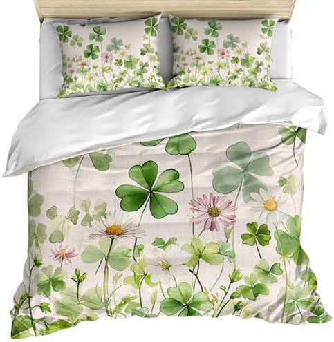 ZOE GARDEN St Patricks Day Duvet Cover Set 3-Piece