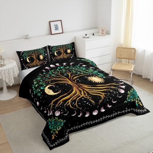 Manfei Tree Artwork Kids Comforter Set King Size