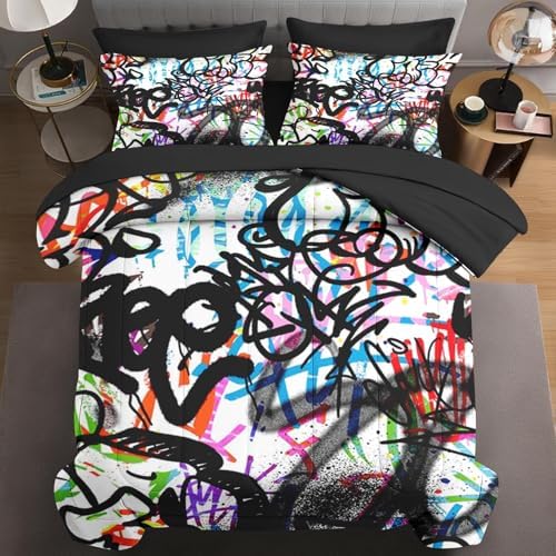 WeCozy 7 Pcs Comforter Set with Pillowcases and Shams 1