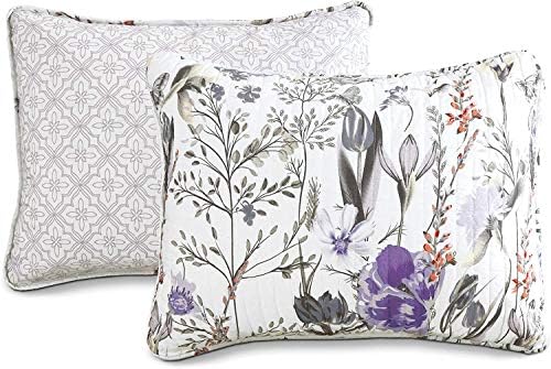 Lush Decor Adalia 3-Piece PurpleGray Quilt Set King