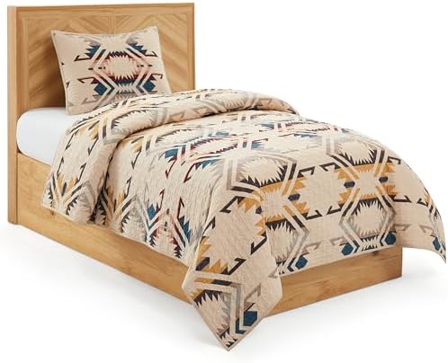 Pendleton White Sands Twin Quilt Set with 1 Sham 1