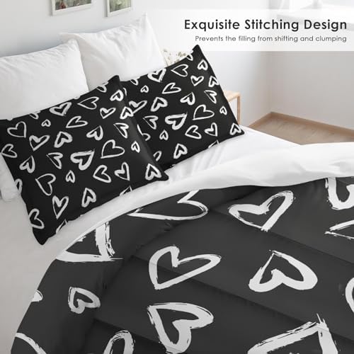 Pamnest Comforter Set King Size with 2 Pillowcases