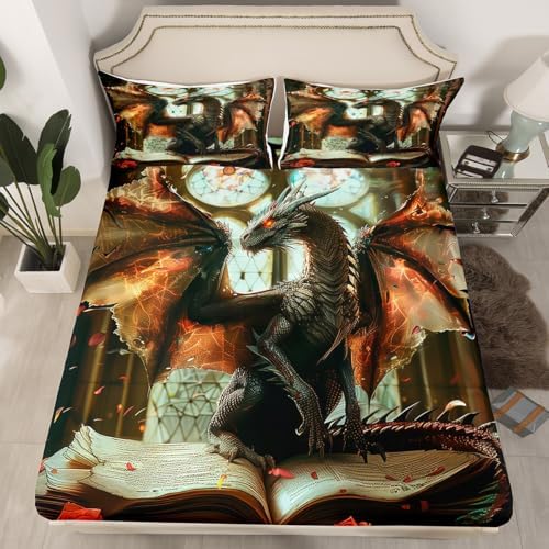 Manfei Gothic Dragon Kids Sheet Set 3pcs