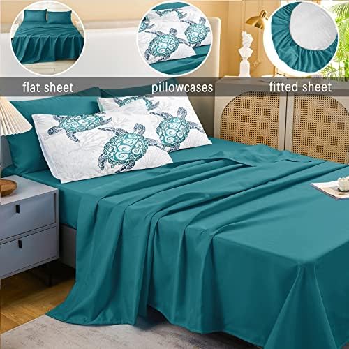 Bedbay Ocean Turtle Comforter Set 8Pcs King