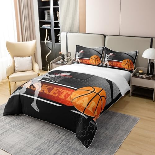 Erosebridal Basketball Duvet Cover Set Twin