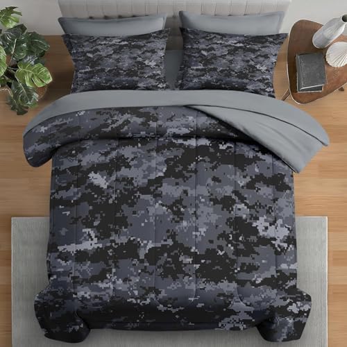 Pamnest Camouflage Comforter Set 7 Pcs Full Size 1