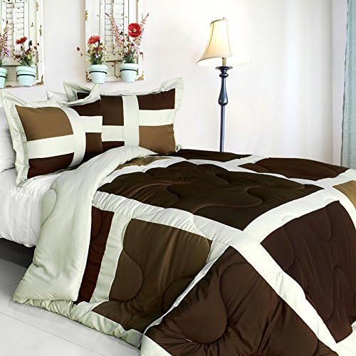 Onitiva New Melody Quilted Patchwork Comforter Set Twin
