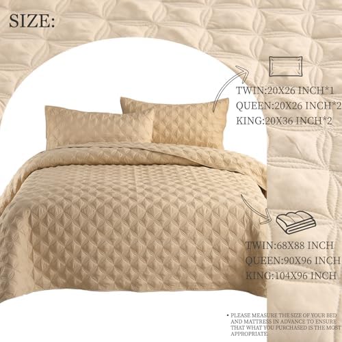 Exclusivo Mezcla King Quilt Set 3 Pieces