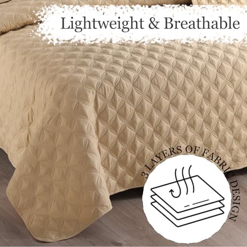 Exclusivo Mezcla King Quilt Set 3 Pieces