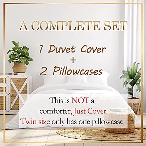 Manfei Kawaii Princess Duvet Cover Set Twin Size 2Pcs