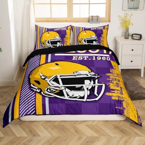 Erosebridal Boys Football Duvet Cover Set