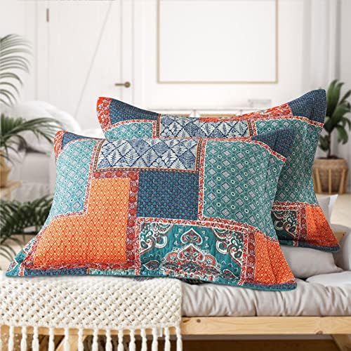 VAPUTAR King Size Quilt Bedding Set 3 Pieces