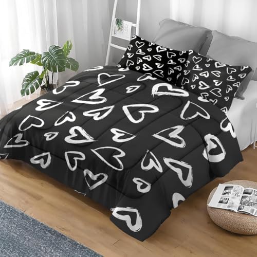 Pamnest Comforter Set King Size with 2 Pillowcases