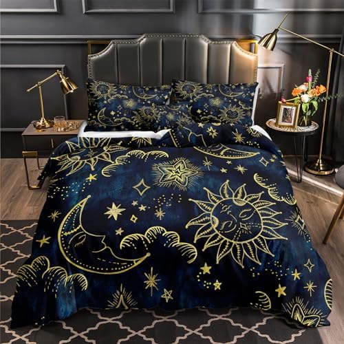 Merryword Sun Moon Comforter Set King Size 1