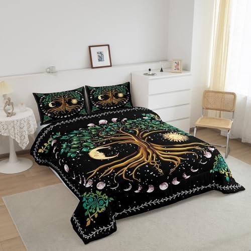 Manfei Tree Artwork Kids Comforter Set King Size