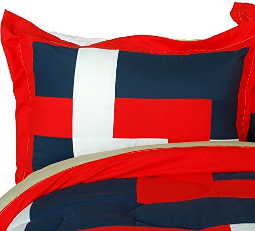Onitiva Warm Cabin Quilted Patchwork Comforter Set Twin 1