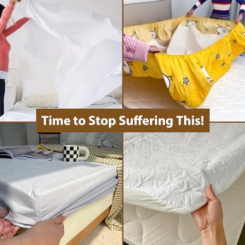 ALLFULL Fitted Sheet Straps for Full Mattress