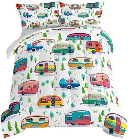 HOSIMA Forest Printed Comforter Set for Kids