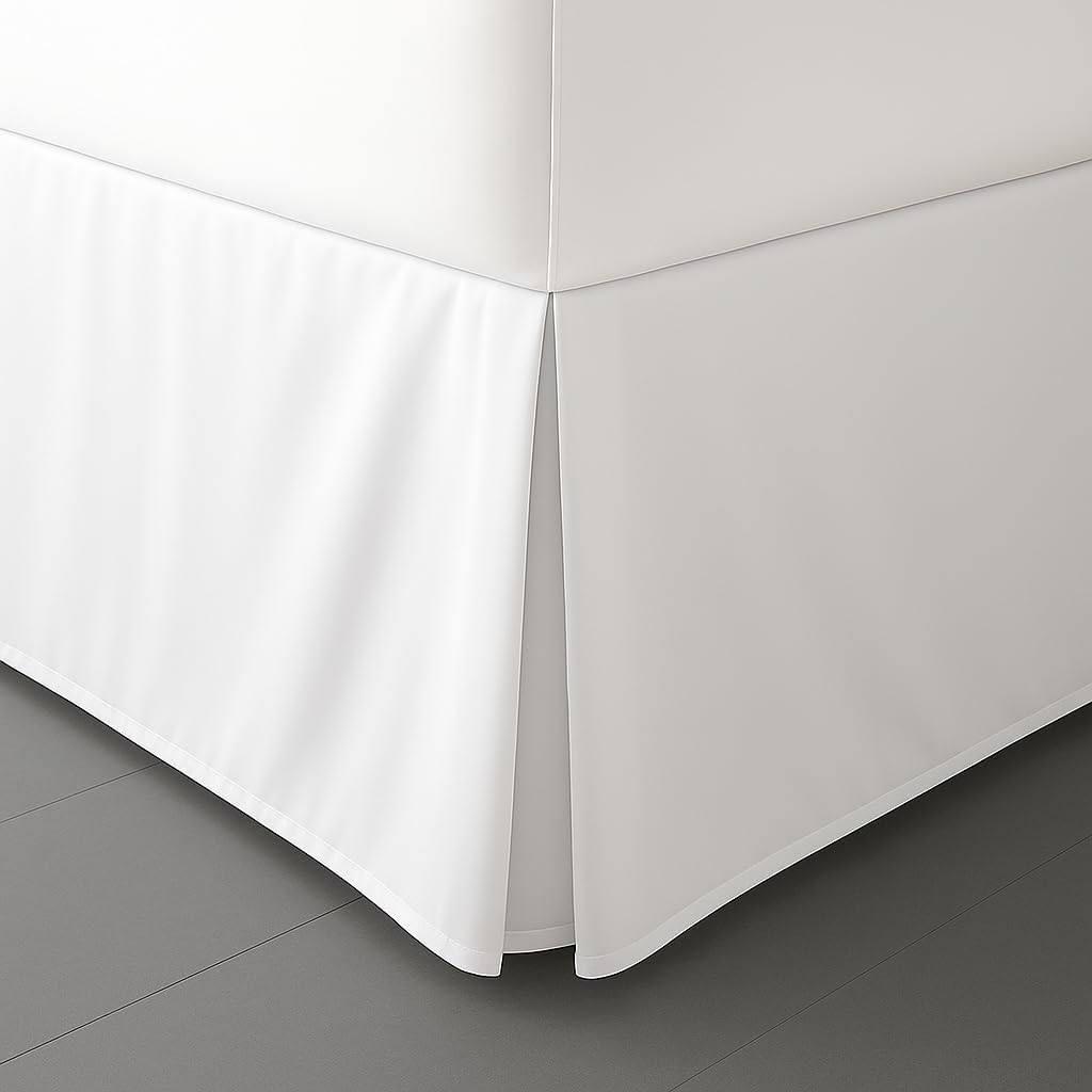LDC LUX Dcor King Bed Skirt 16 Inch Drop