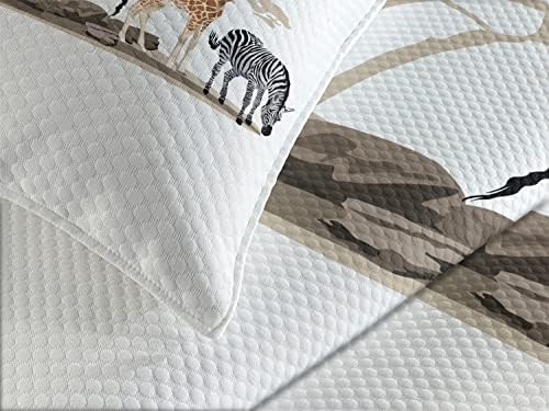 Lunarable Savannah Bedspread Set with Pillow Sham