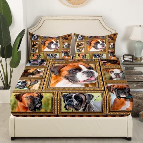 Feelyou King Size Bed Sheet Set with Deep Pockets