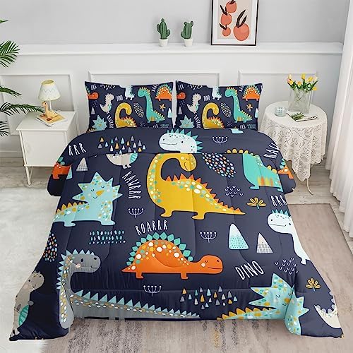 YESMOO Dinosaur Comforter Set for Boys Bedroom