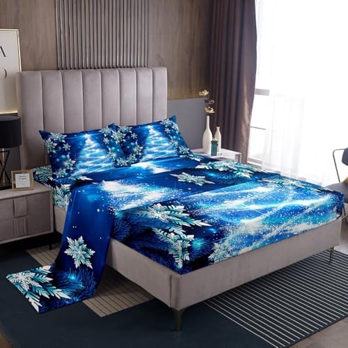 Feelyou Glitter Snowflake Kids Sheet Set