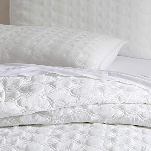 BOURINA 3-Piece Quilt Set White King Size