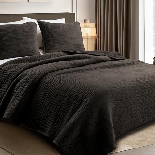 Wonderful Velvet Quilt Set - Queen Size 106x94 All Season