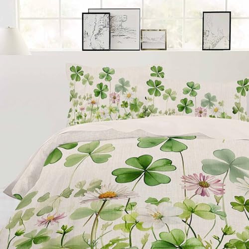 ZOE GARDEN St Patricks Day Duvet Cover Set 3-Piece