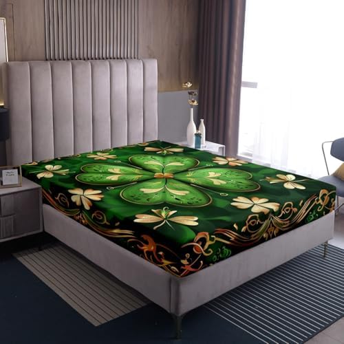 Manfei St Patricks Day Kids Sheet Set 4pcs