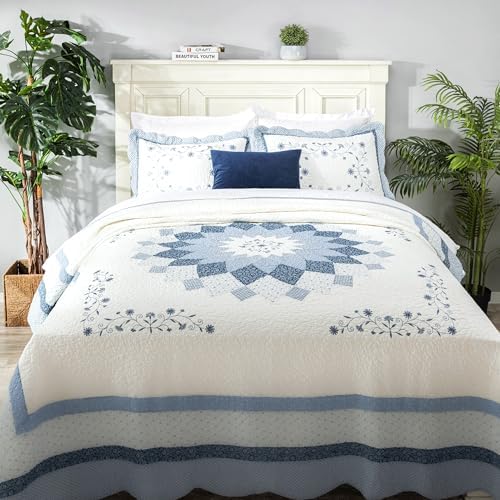 ELEGANT LIFE HOME All-Season Cotton Quilt Set