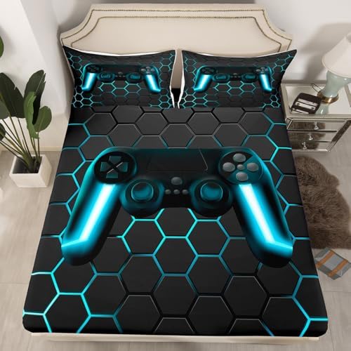 Erosebridal Gaming Bedding Set for Boys Teens King Size