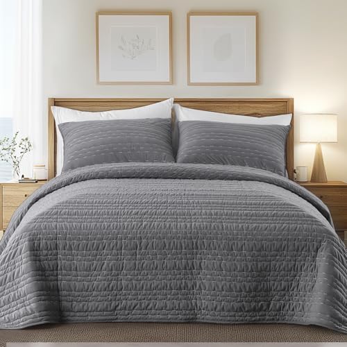 KASENTEX Velvet Quilt Set 3 Piece Oversize King 1