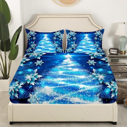Feelyou Glitter Snowflake Kids Sheet Set