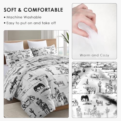 WeCozy King Size Comforter Set with 2 Pillowcase