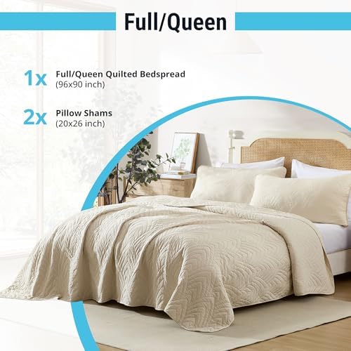 HLCME Weston Quilt Set 3 Piece Full Queen