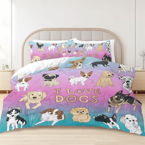 Sleepwish Dog Bone Print Comforter Set for Kids 1