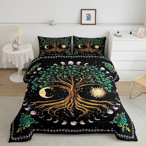 Manfei Tree Artwork Kids Comforter Set King Size