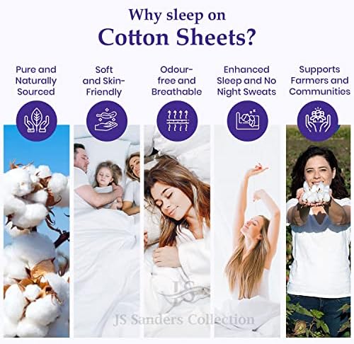 JS Sanders Collection 100 Cotton V Berth Sheet Set